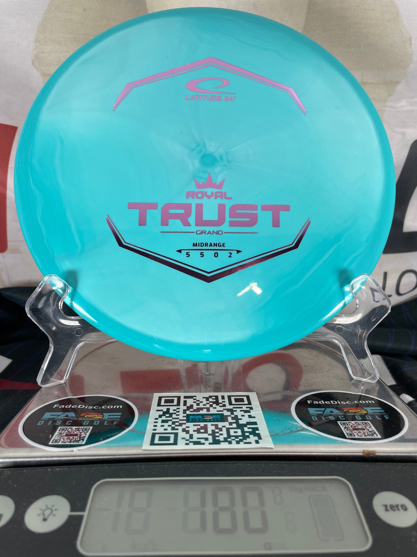 Latitude 64 Trust Royal Grand 180g Teal w/ Purple Foil Midrange