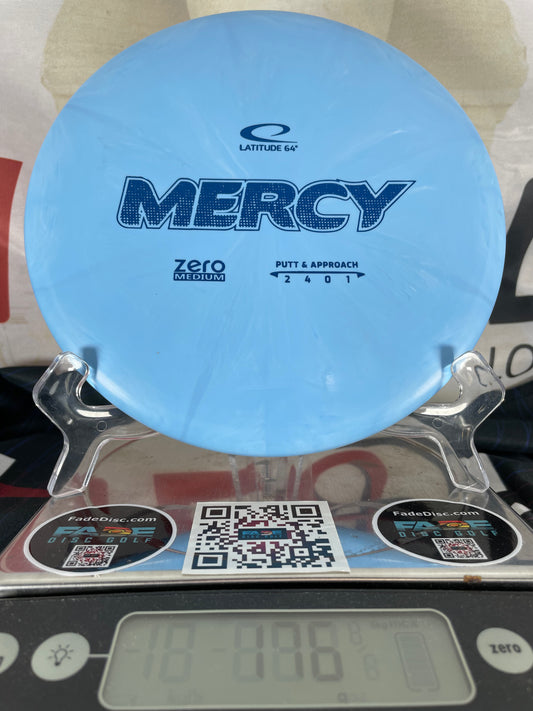 Latitude 64 Mercy Zero Medium 176g Blue w/ Blue Foil Putter