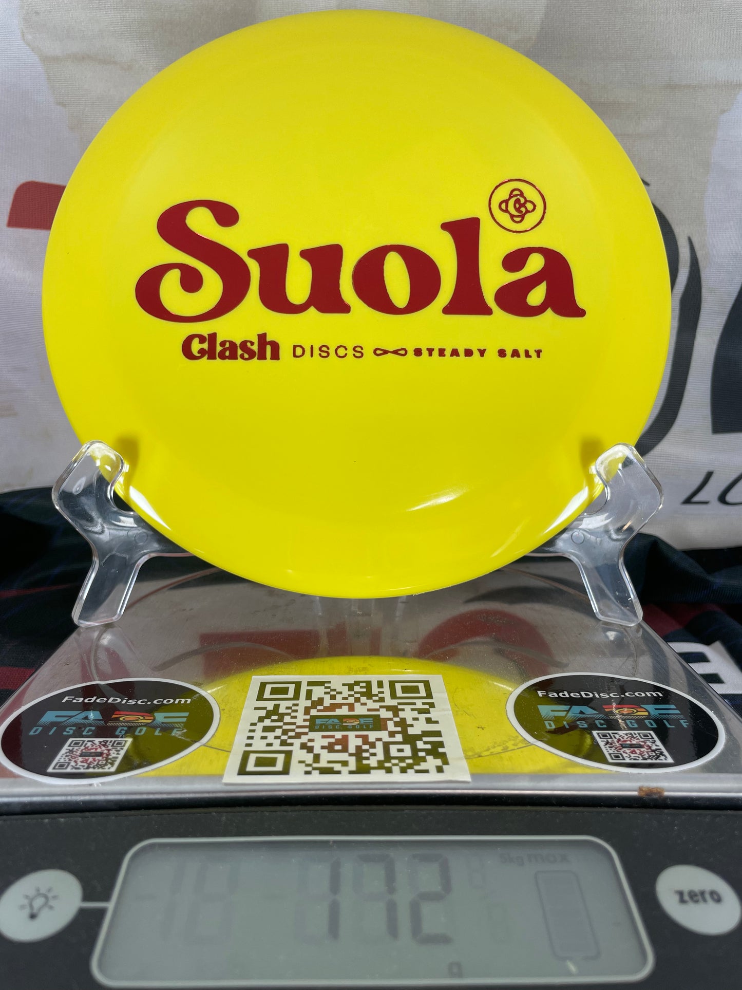 Clash Salt Steady Yellow 172g Finnish Stamp Distance Driver