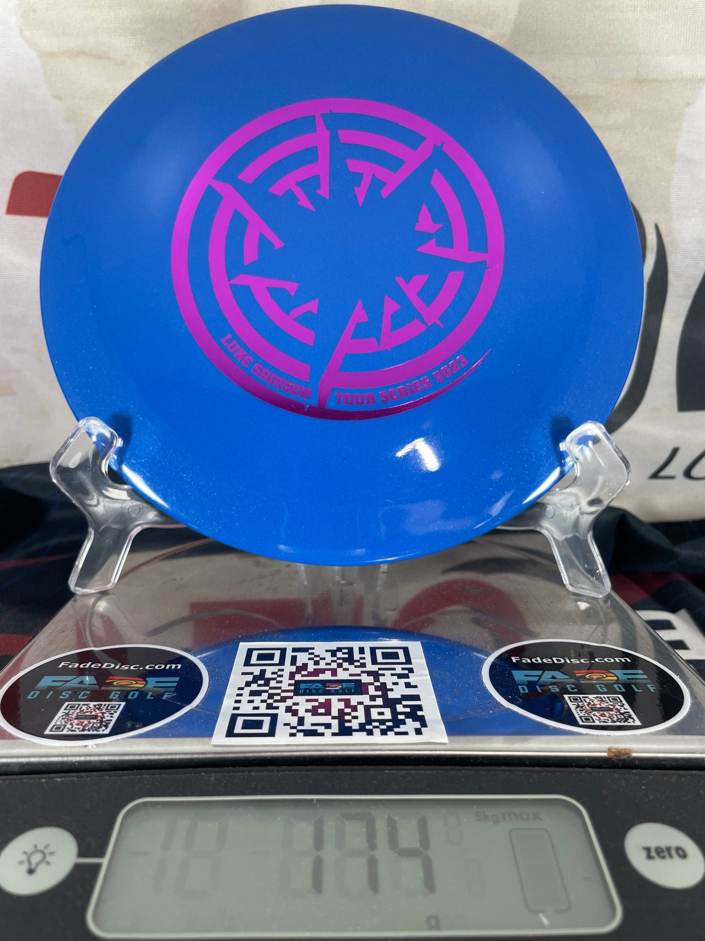 Kastaplast Krut K1 Hard 174g Blue Sparkle w/ Purple Foil Samson Distance Driver