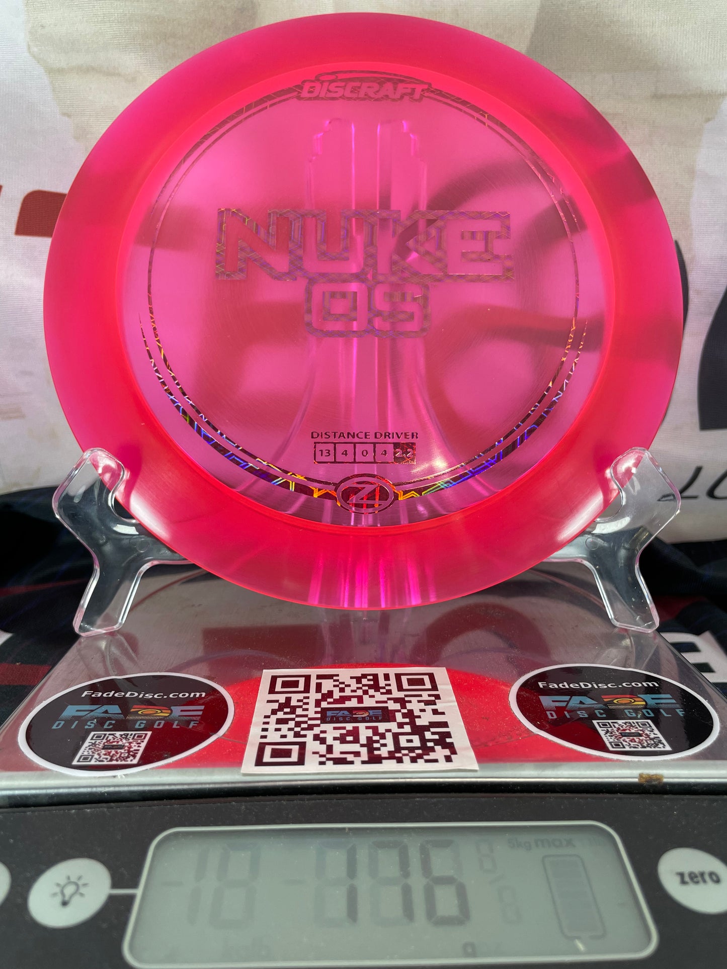 Discraft Nuke OS Z Line Pink 176g Distance Driver