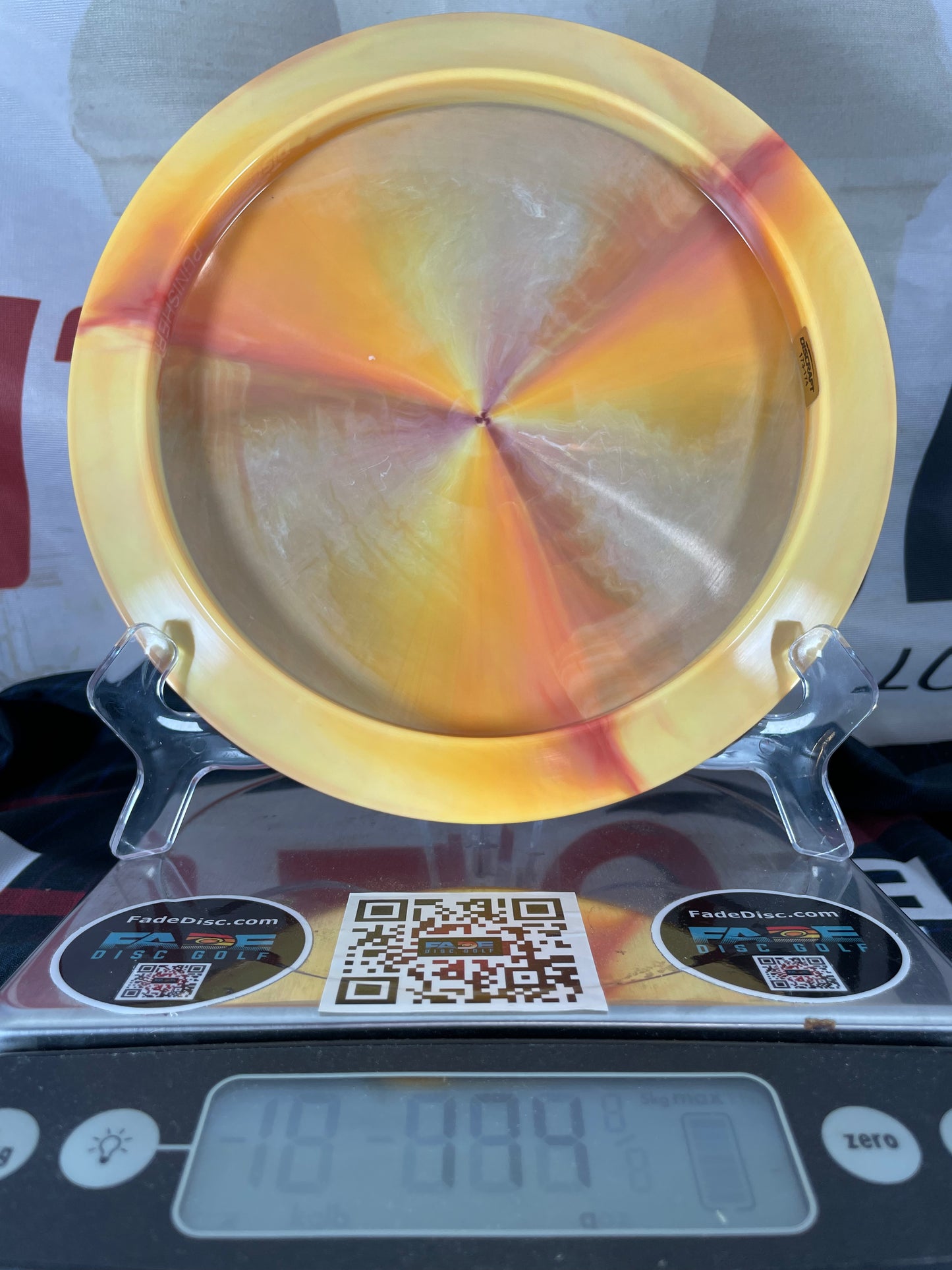 Discraft Punisher ESP Swirl 174g Orange w/ Flag Foil Ledgestone Distance Driver