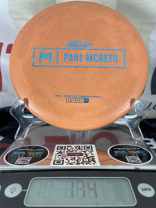 Discraft Kratos Prototype 174g Orange w/ Blue Shatter Foil McBeth Putter