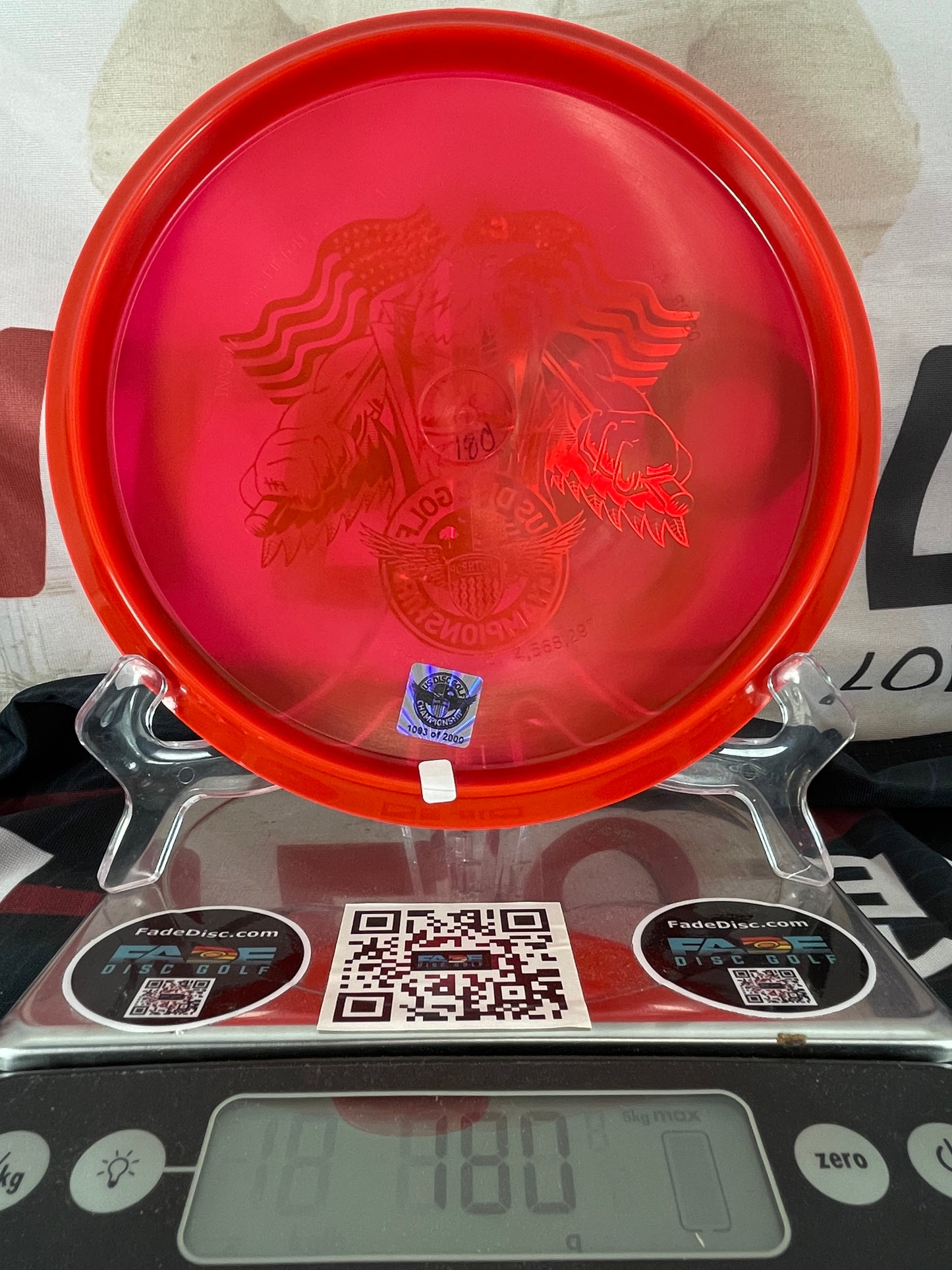 Innova Roc Champion Red 180g 2017 USDGC Midrange