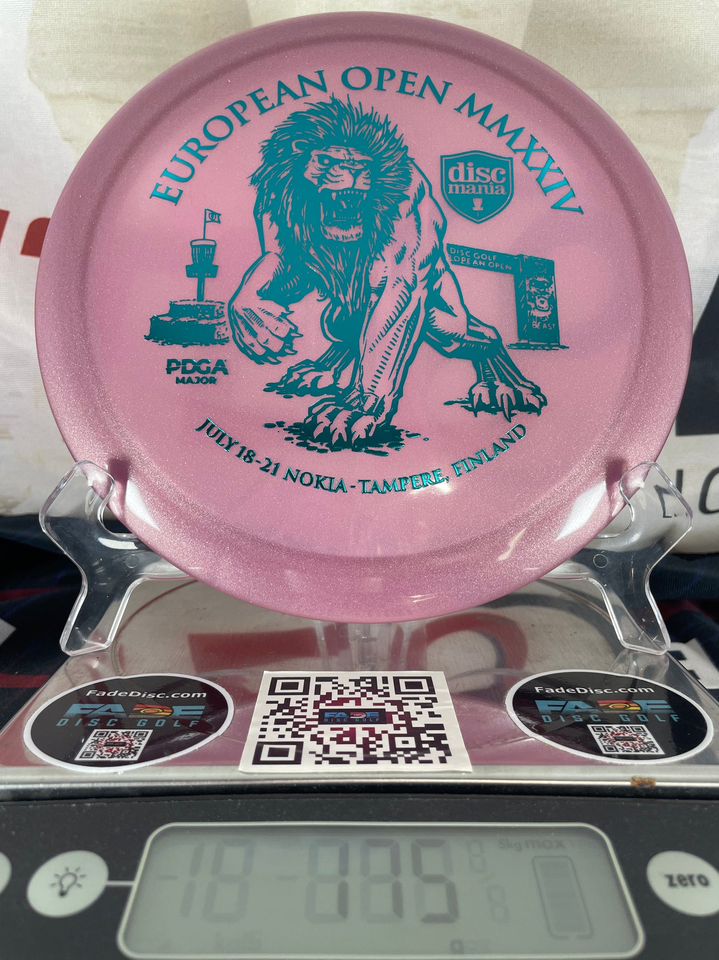 Discmania Function Neo Forge 175g Purple Sparkle European Open Fundraiser Fairway Driver