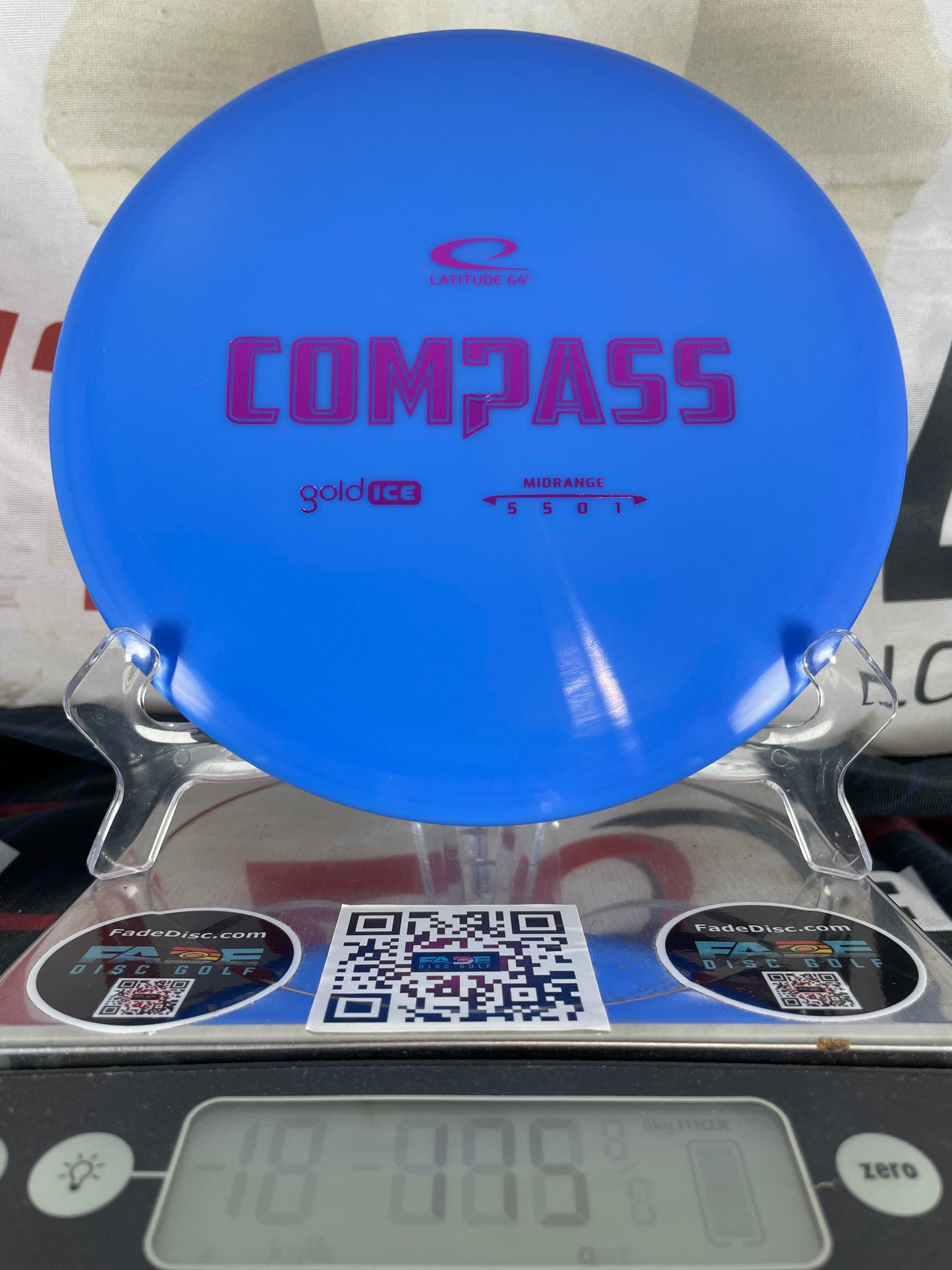 Latitude 64 Compass Gold Ice 175g Blue w/ Purple Foil Midrange