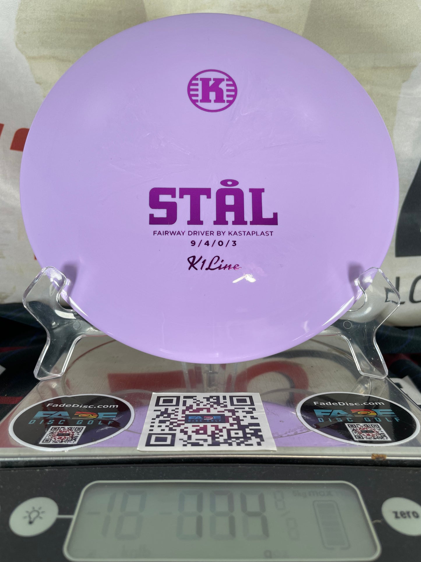 Kastaplast Stal K1 174g Purple w/ Purple Foil Fairway Driver