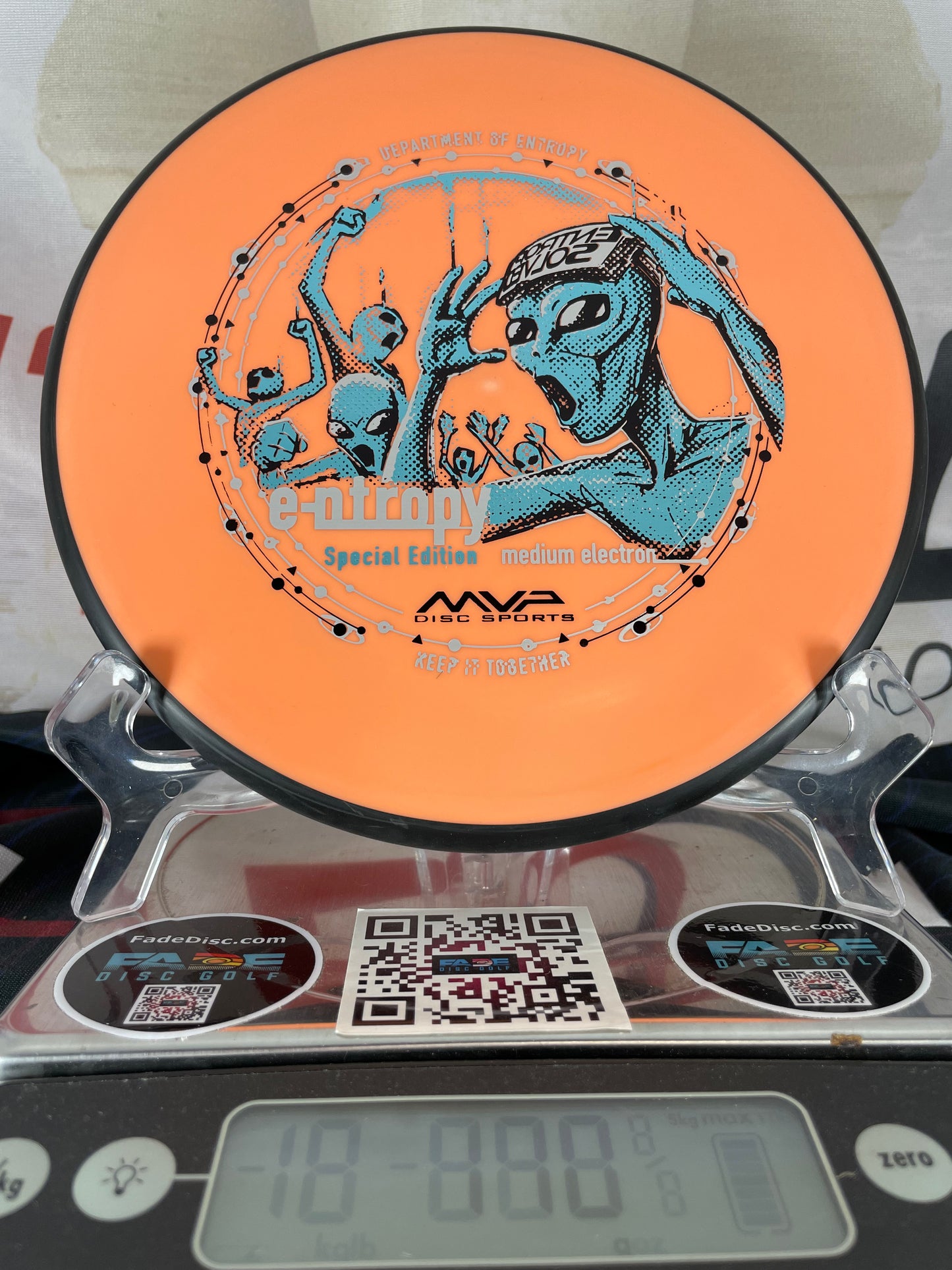 MVP Entropy Electron Medium Orange 170g Special Edition Putter