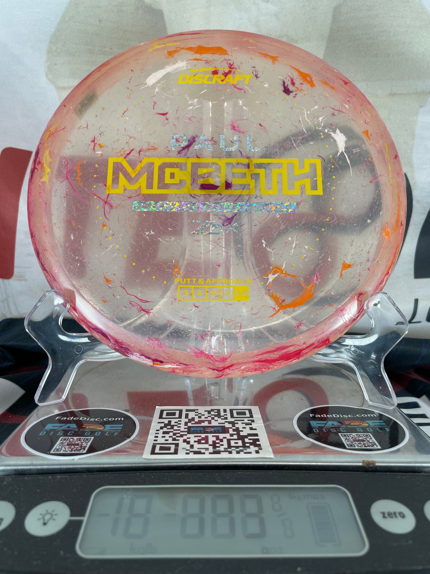 Discraft Kratos Jawbreaker Z FLX Pink 173g Putter