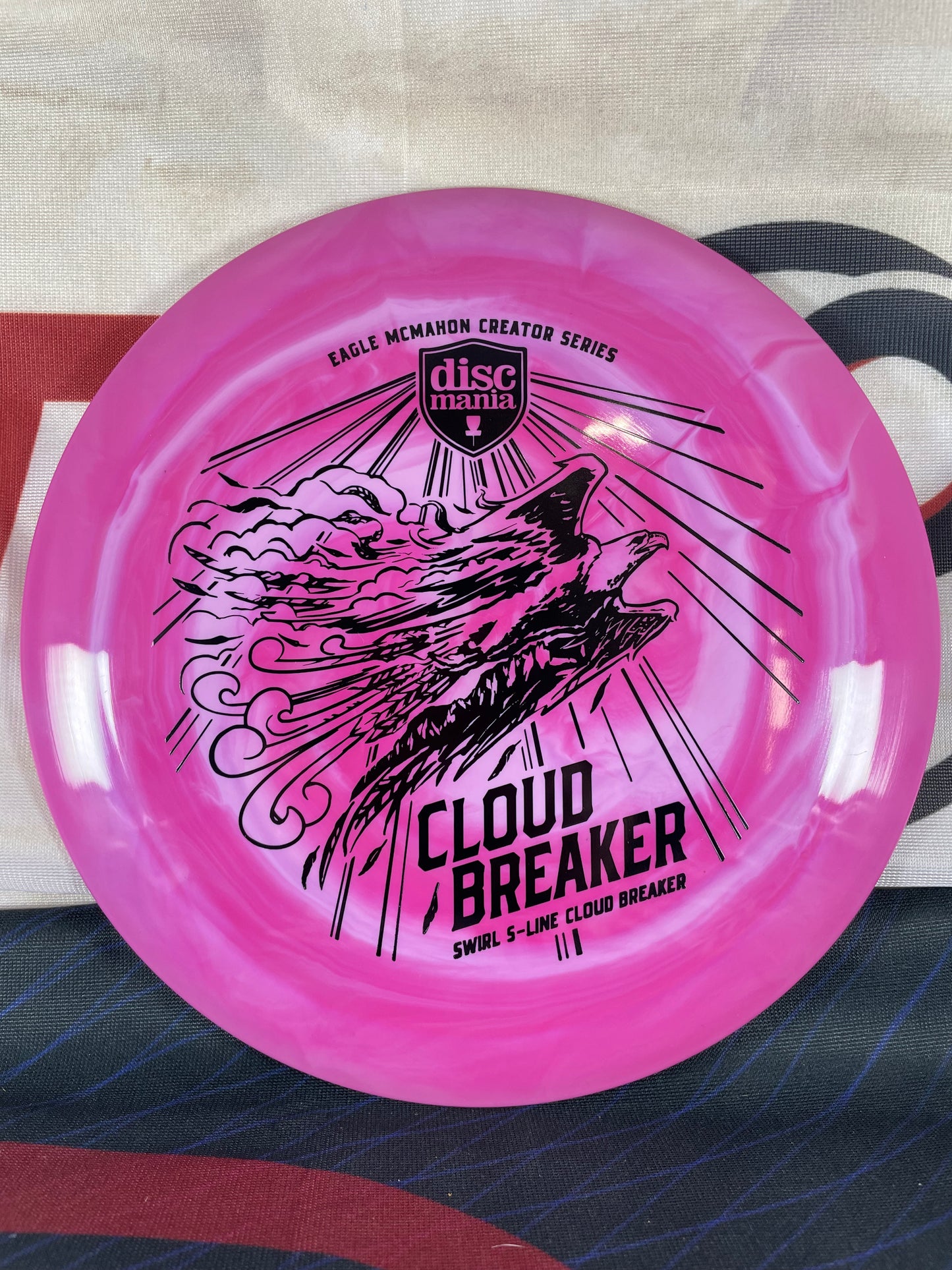Discmania Cloud Breaker 3 S-Line Pink w/ Black Foil 173g McMahon Creator Series Distance Driver