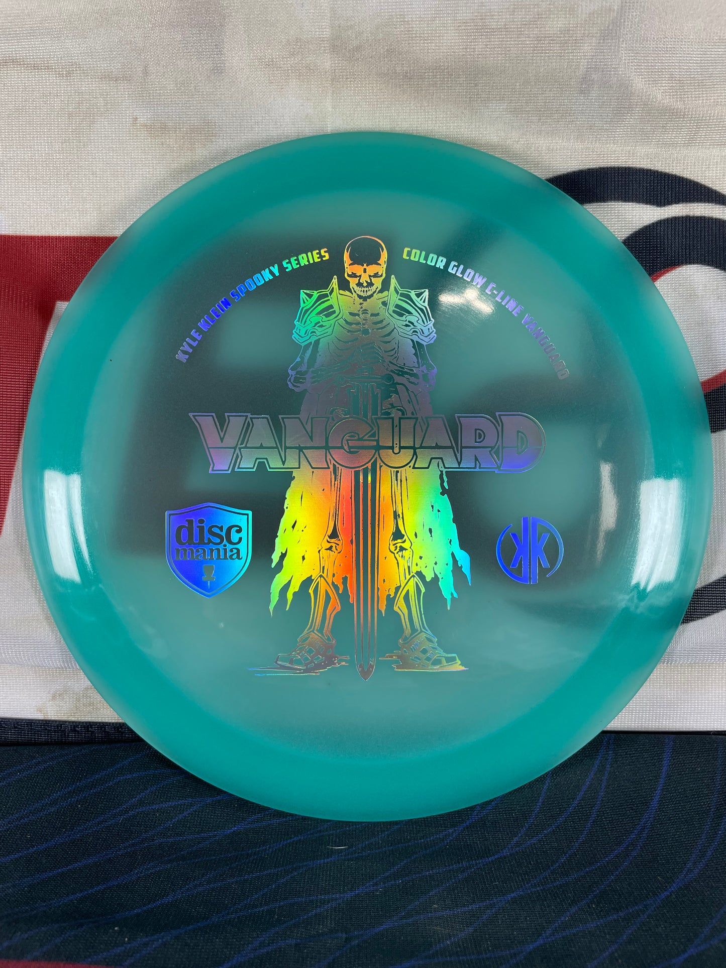 Discmania Vanguard Color Glow C-Line Teal 174g Spooky Series Distance Driver