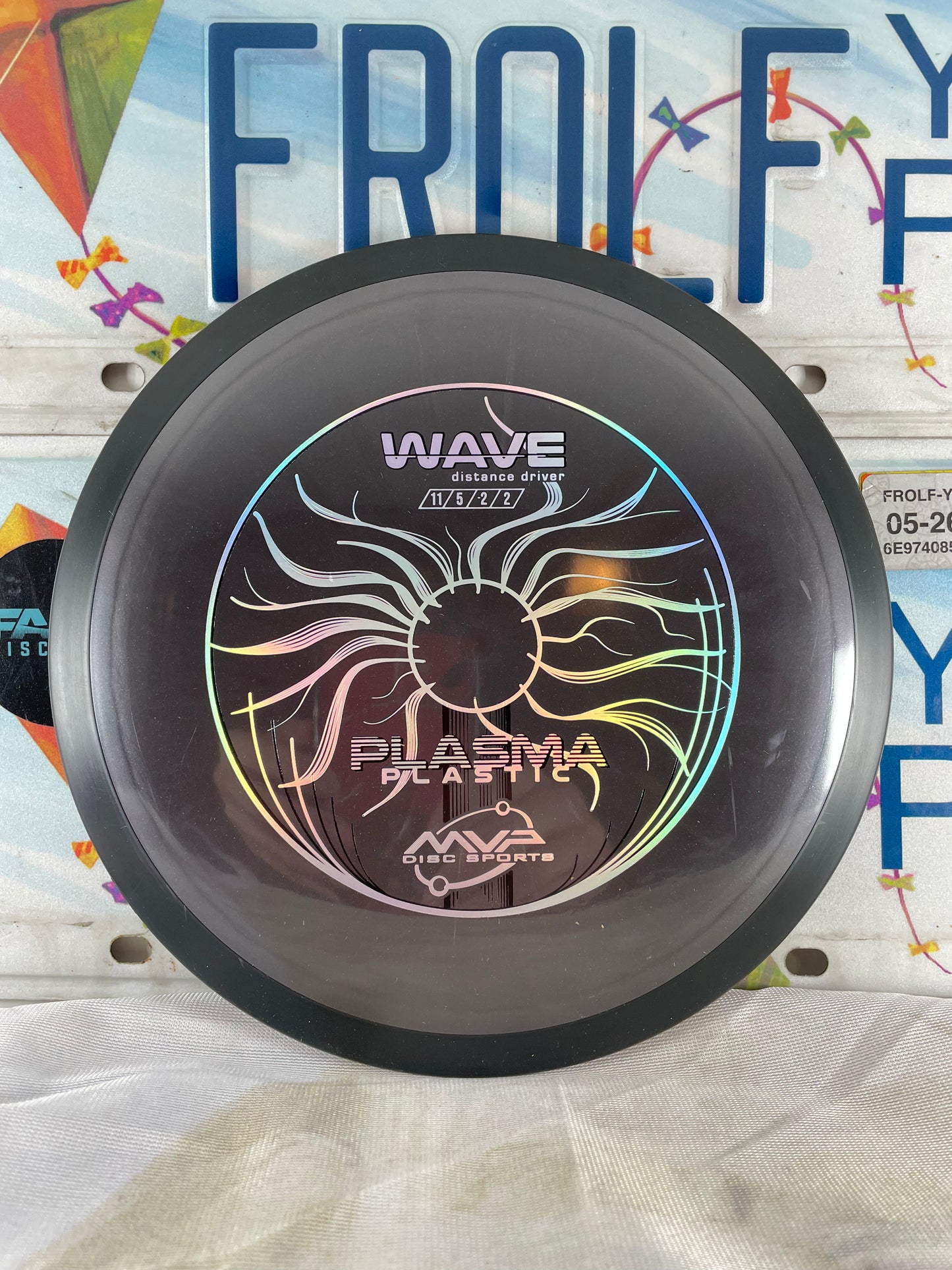 MVP Wave Plasma Black 172g Distance Driver
