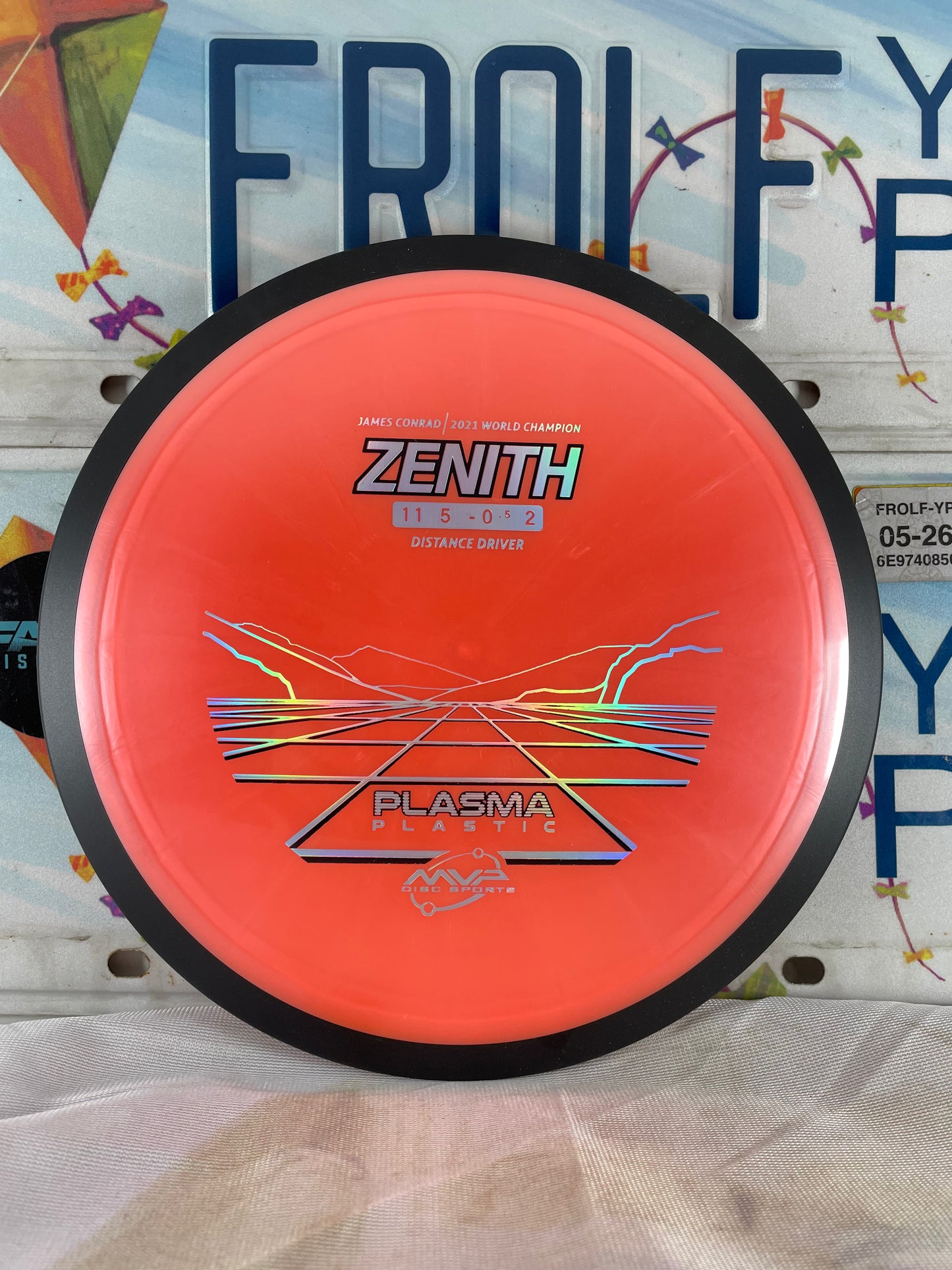 MVP Zenith Plasma Orange 173g Distance Driver
