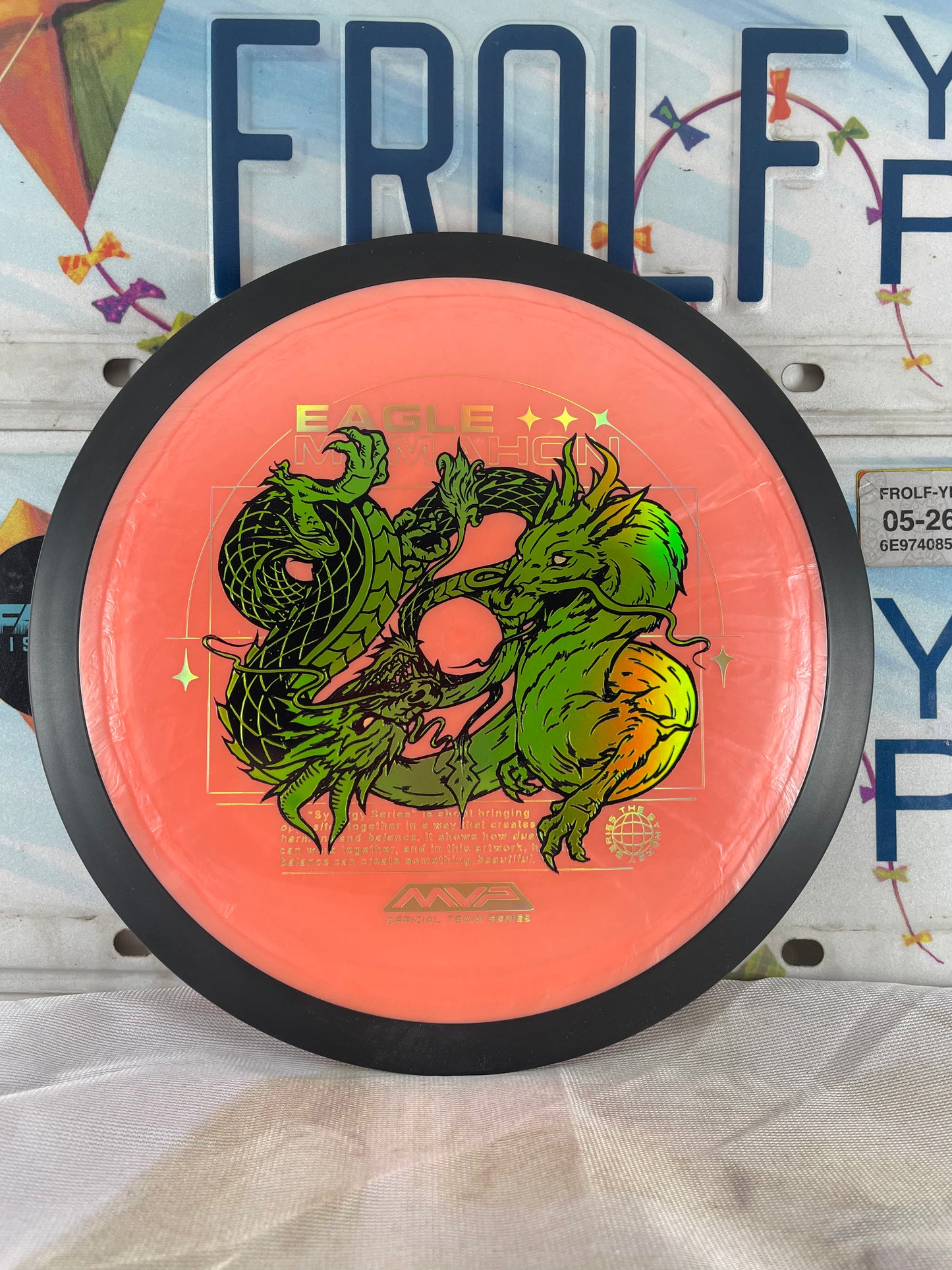 MVP Dimension Plasma Pink 174g Synergy Series 2025 Distance Driver