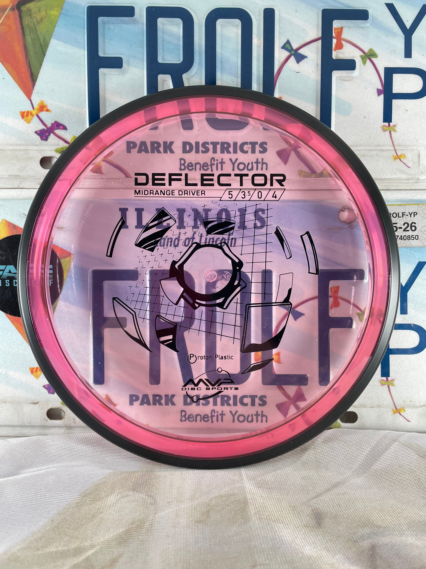 MVP Deflector Proton Pink 176g Midrange