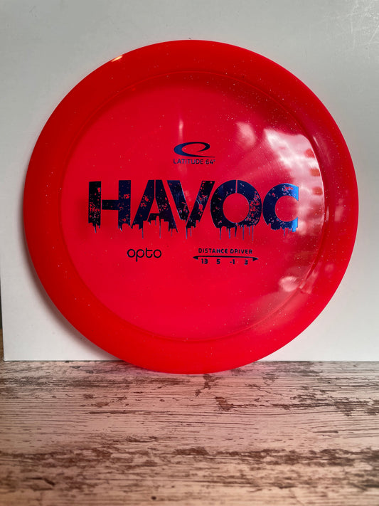 Latitude 64 Havoc Opto Distance Driver Red Sparkle 175g