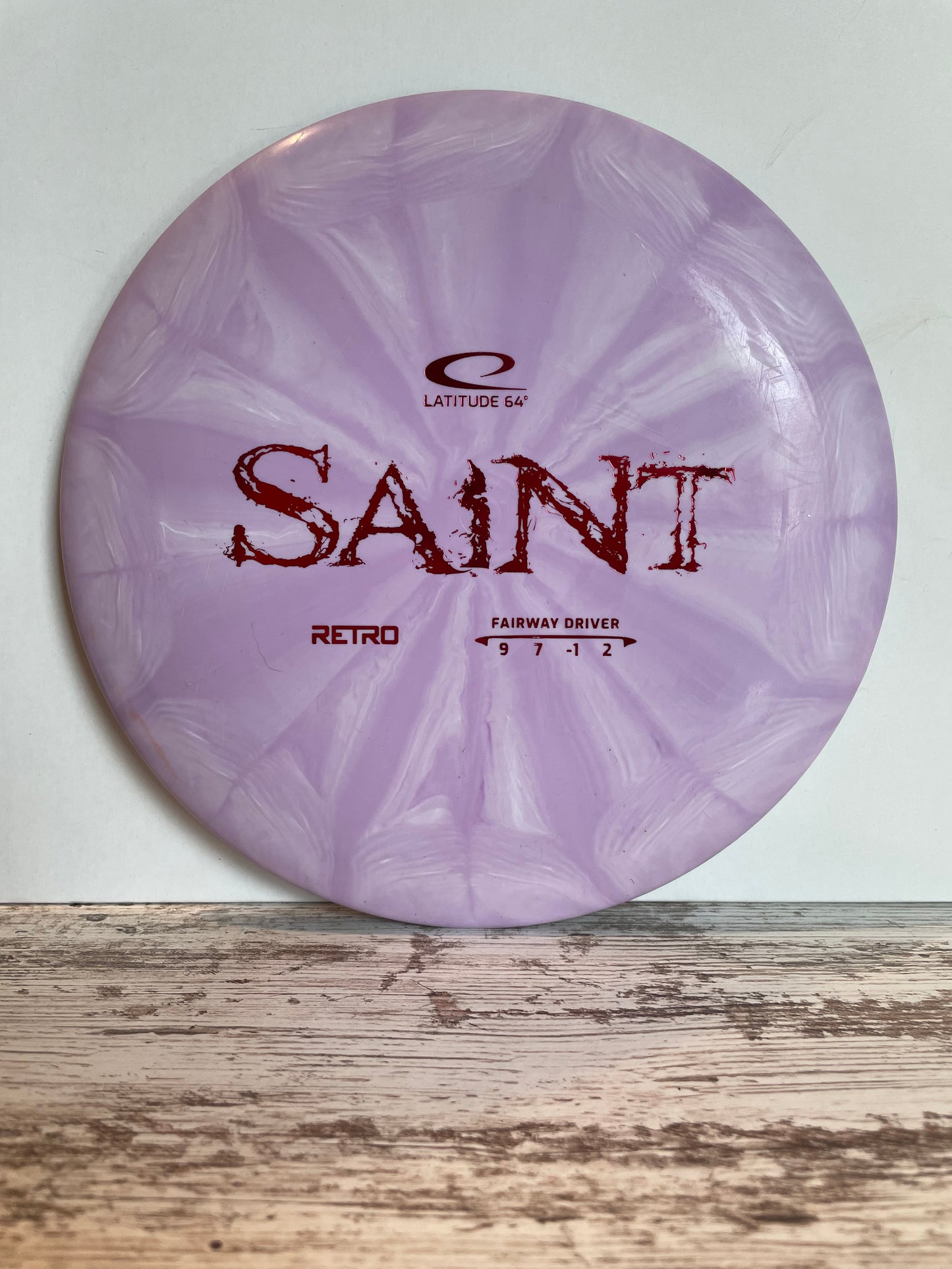 Latitude 64 Saint Retro Burst Fairway Driver Light Purple Swirl 174g