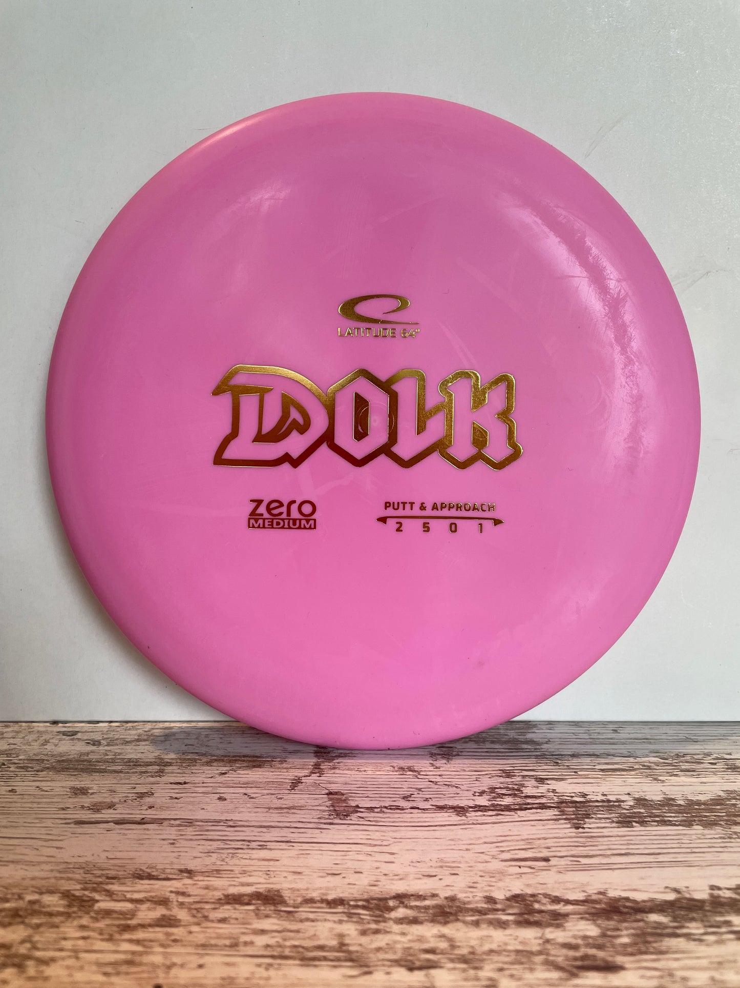 Latitude 64 Dagger Zero Medium Pink 174g "Dolk" Stamp Putter