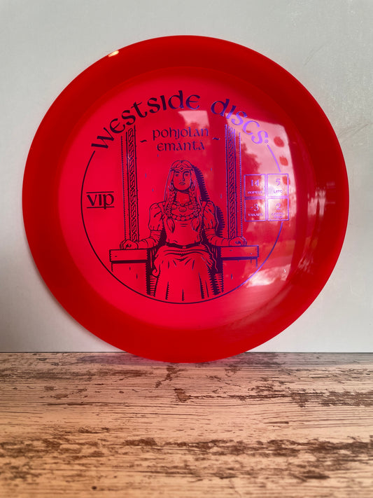 Westside Queen VIP Pohjolan Emanta Stamp Red 173g Distance Driver