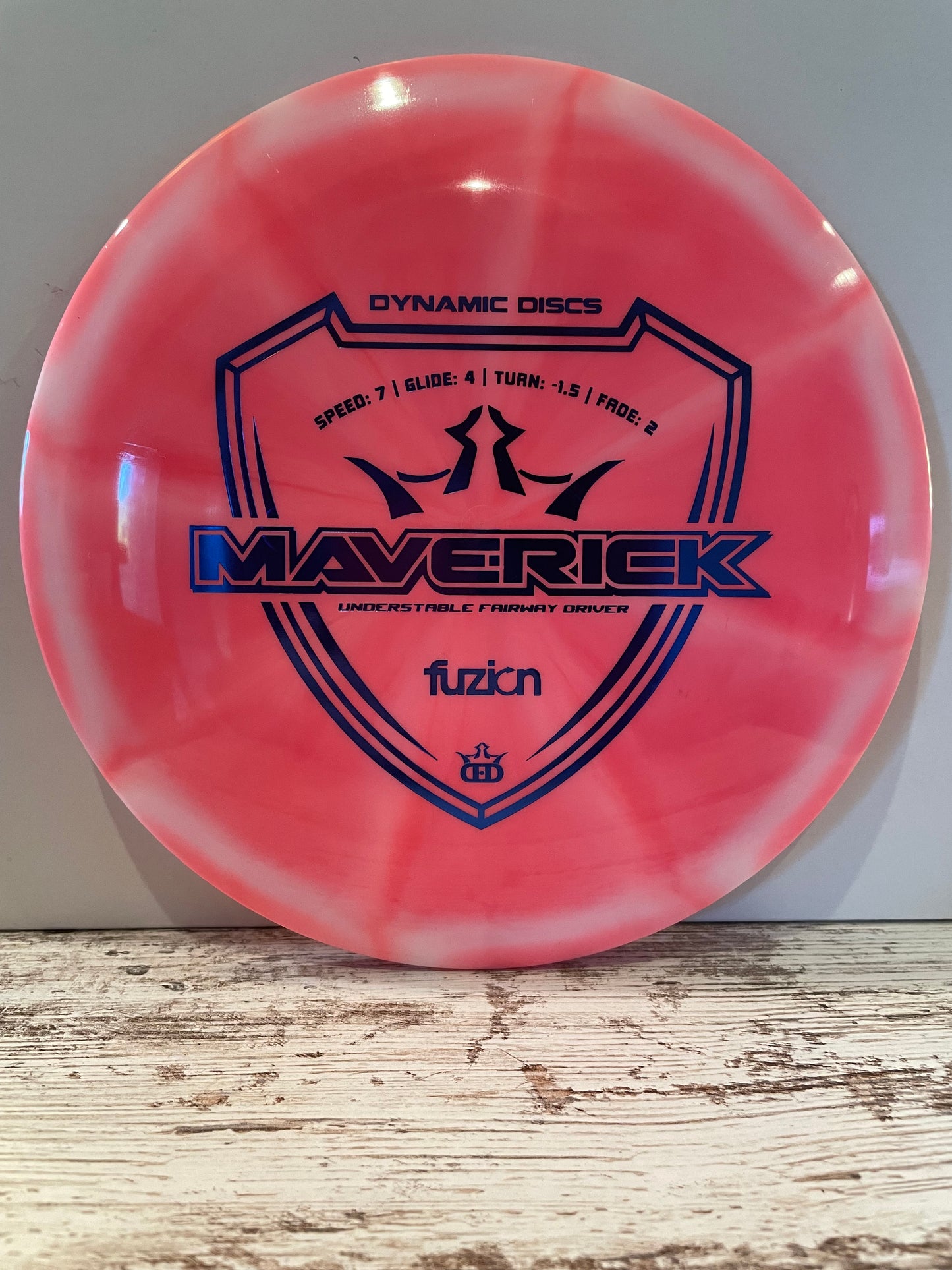 Dynamic Discs Maverick Fuzion Burst Pink 174g Fairway Driver