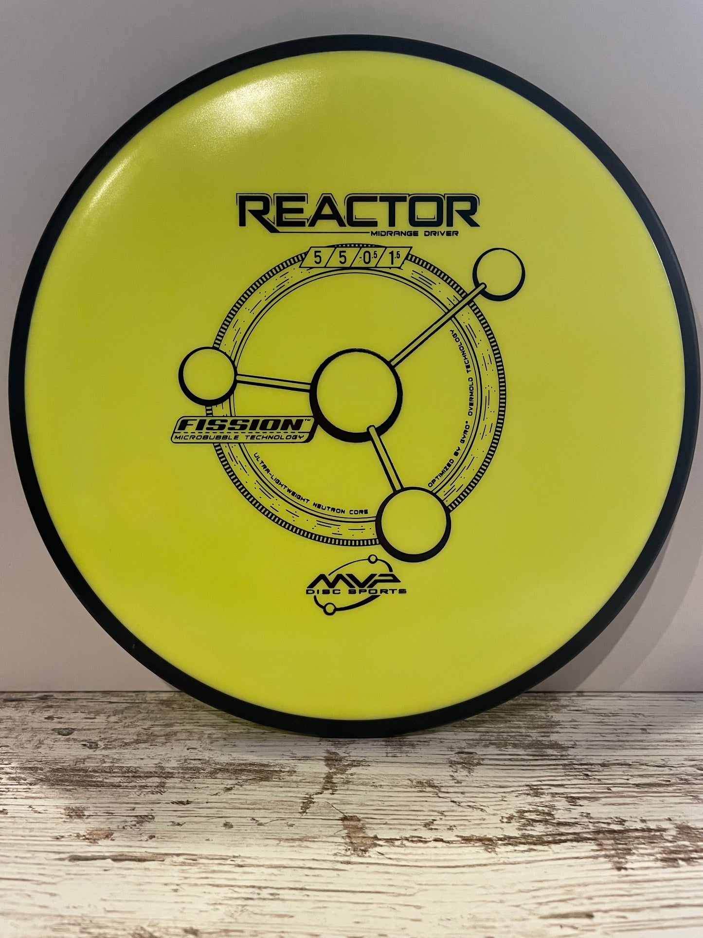 MVP Reactor Fission Yellow 179g Midrange