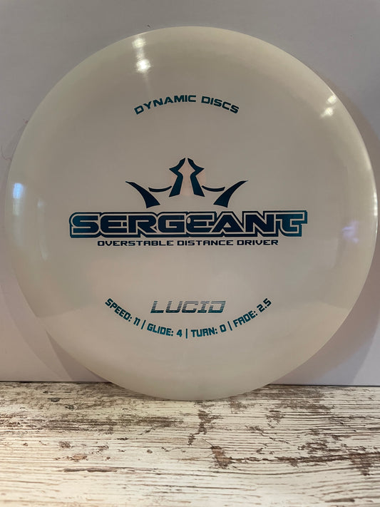 Dynamic Discs Sergeant Lucid White 171g
