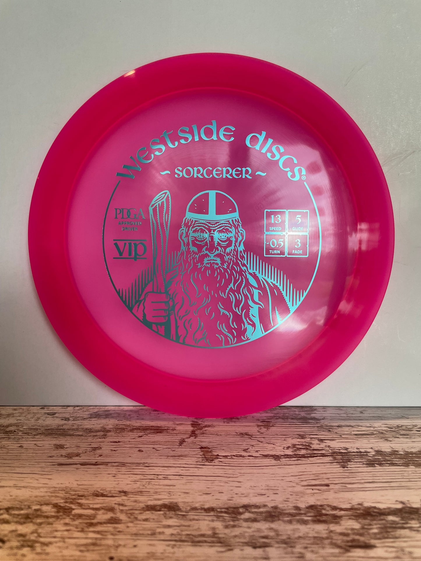 Westside Sorcerer VIP Distance Driver Pink 169g