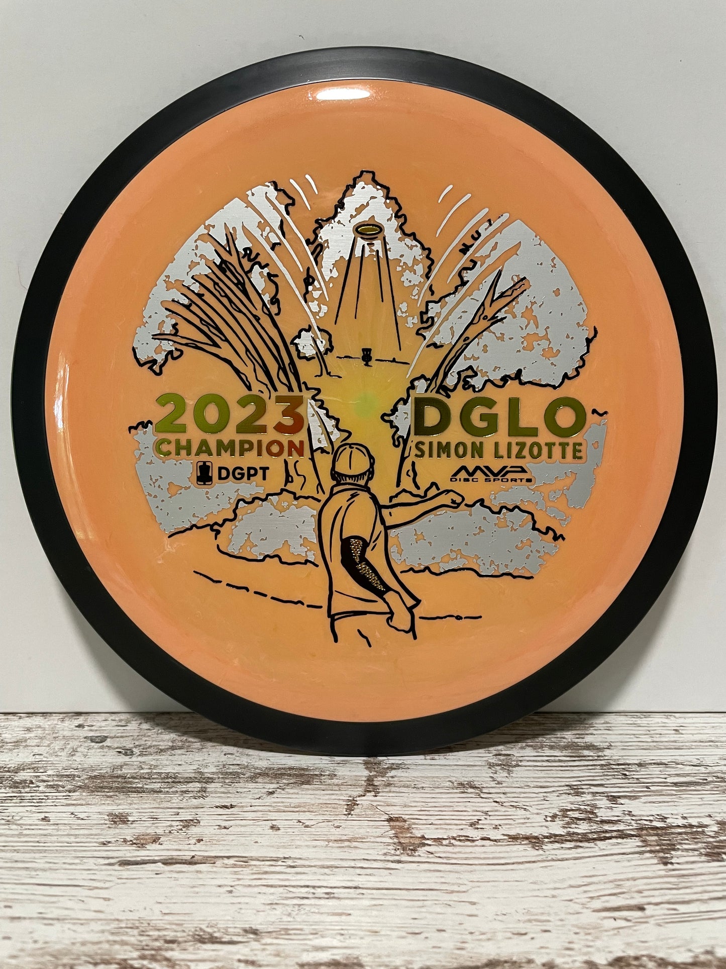 MVP Wave Neutron Simon Lizotte 2023 DGLO Champion Distance Driver Orange 172g