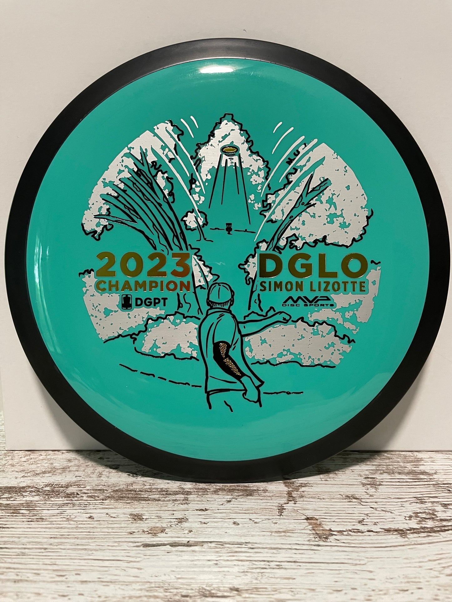 MVP Wave Neutron Simon Lizotte 2023 DGLO Champion Distance Driver Teal 172g