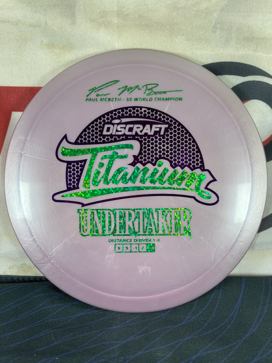 Discraft Undertaker Titanium Purple 173g McBeth 5x Distance Driver