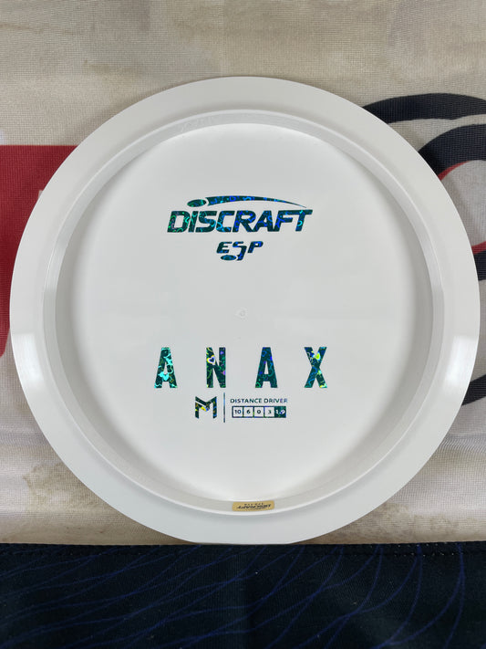 Discraft Anax McBeth ESP White 174g Bottom Stamp Distance Driver