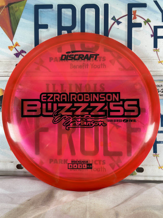 Discraft Buzzz SS Z Swirl Red 177g 2025 Tour Series Midrange