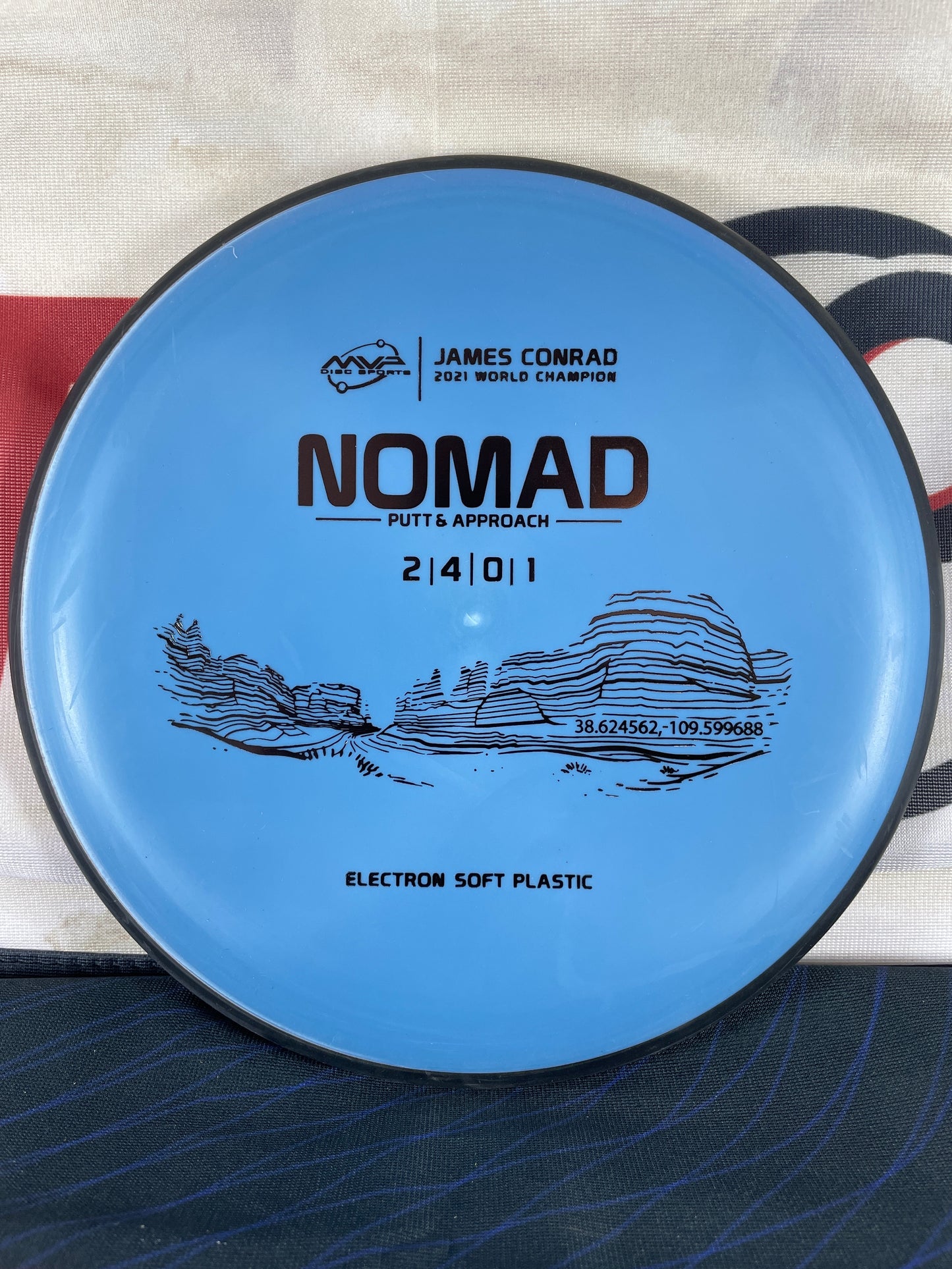 MVP Nomad Electron Soft Blue 174g Putter