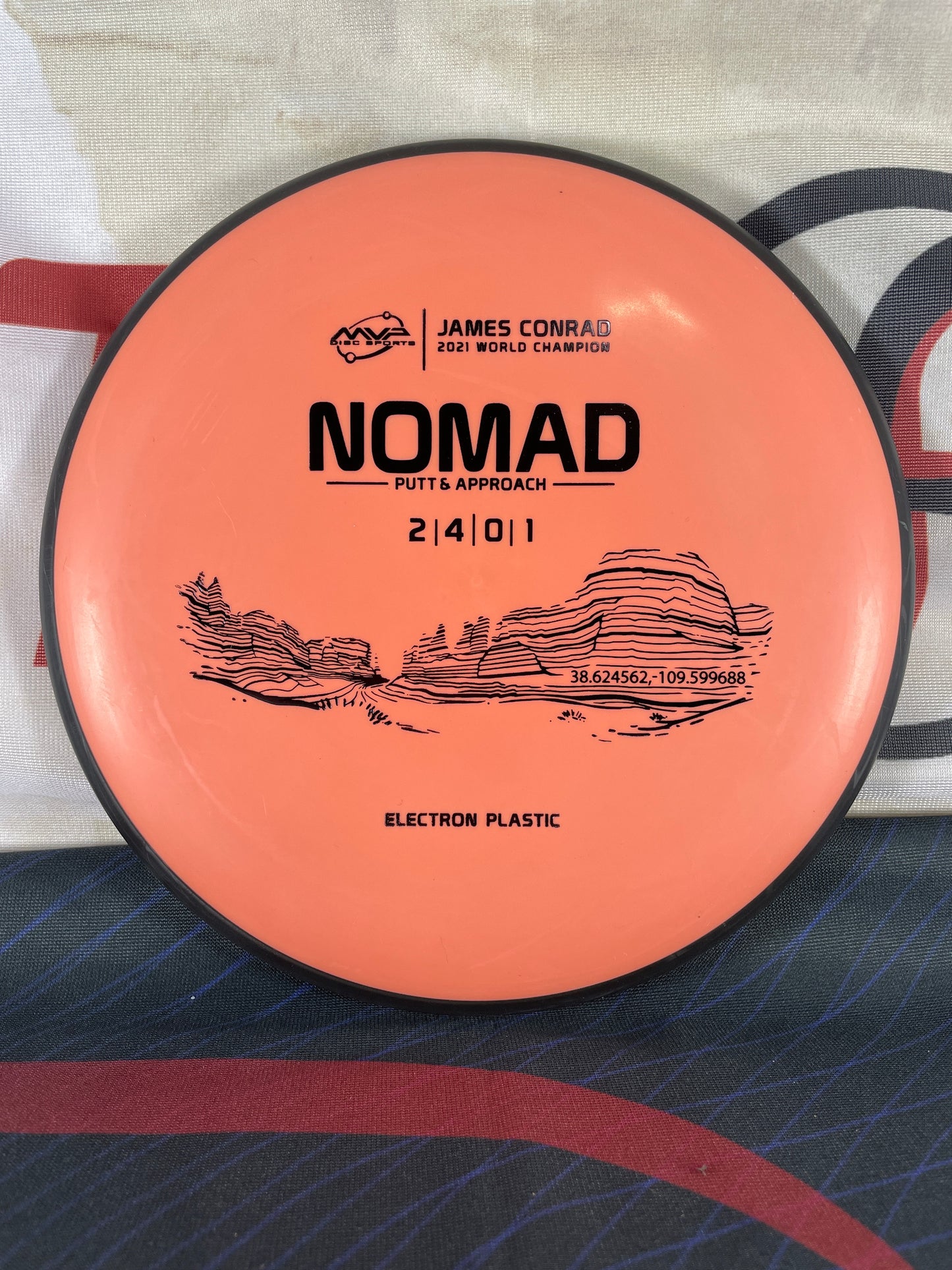 MVP Nomad Electron Orange 175g Putter