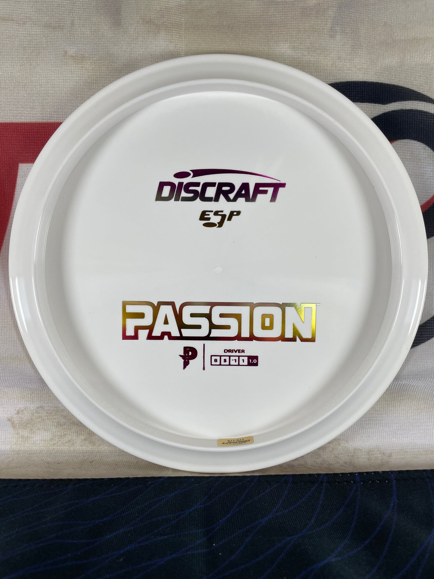 Discraft Passion Pierce ESP White 171g Bottom Stamp Fairway Driver