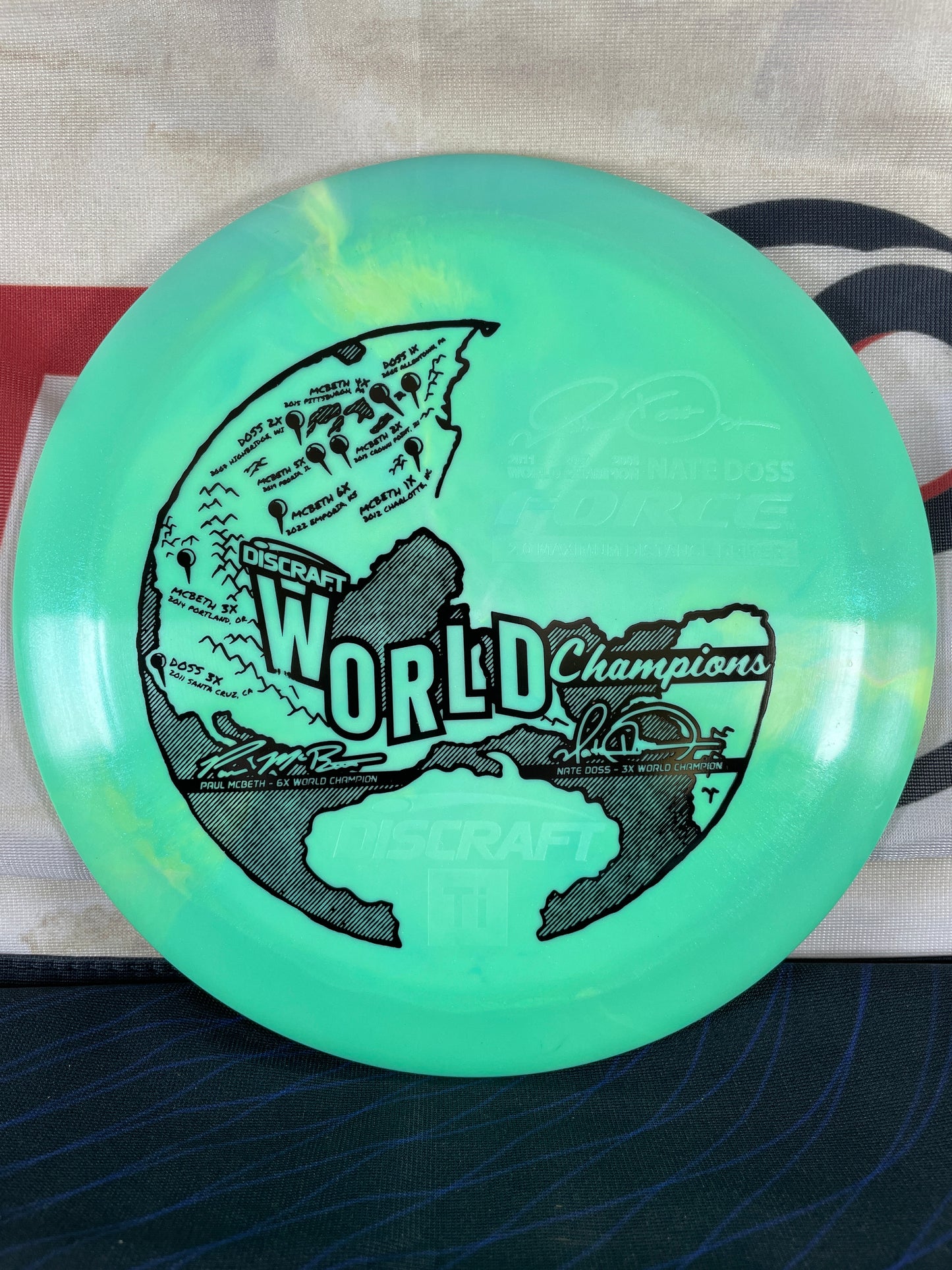 Discraft Force TI Swirl Green 176g Distance Driver