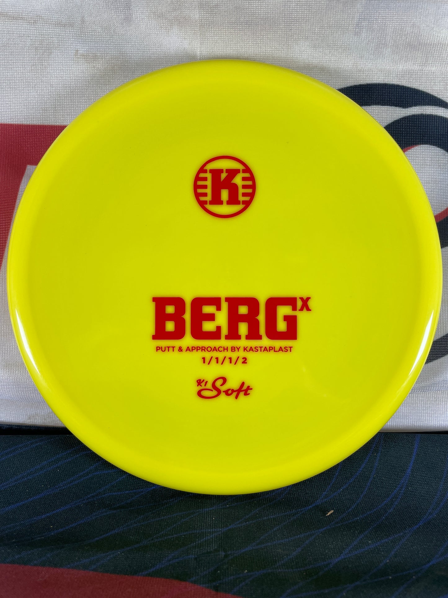 Kastaplast Berg X K1 Soft Yellow 175g Putter