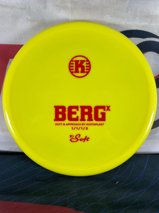 Kastaplast Berg X K1 Soft Yellow 175g Putter