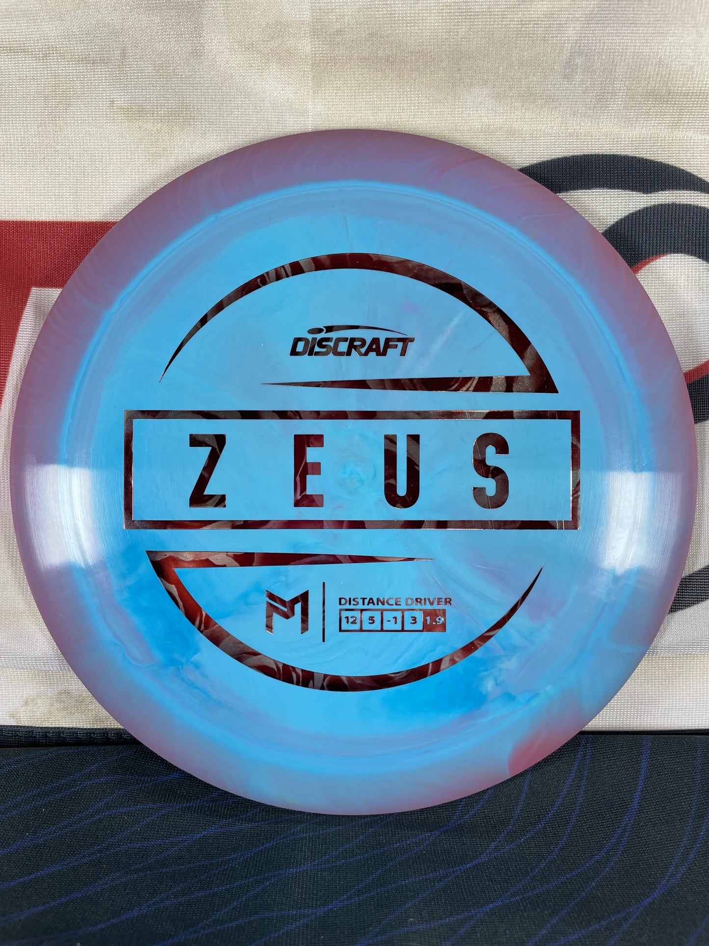 Discraft Zeus McBeth ESP Blue 174g Distance Driver