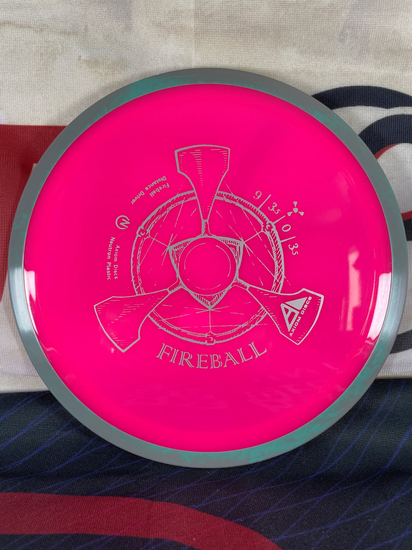 Axiom Fireball Neutron Pink 173g Distance Driver