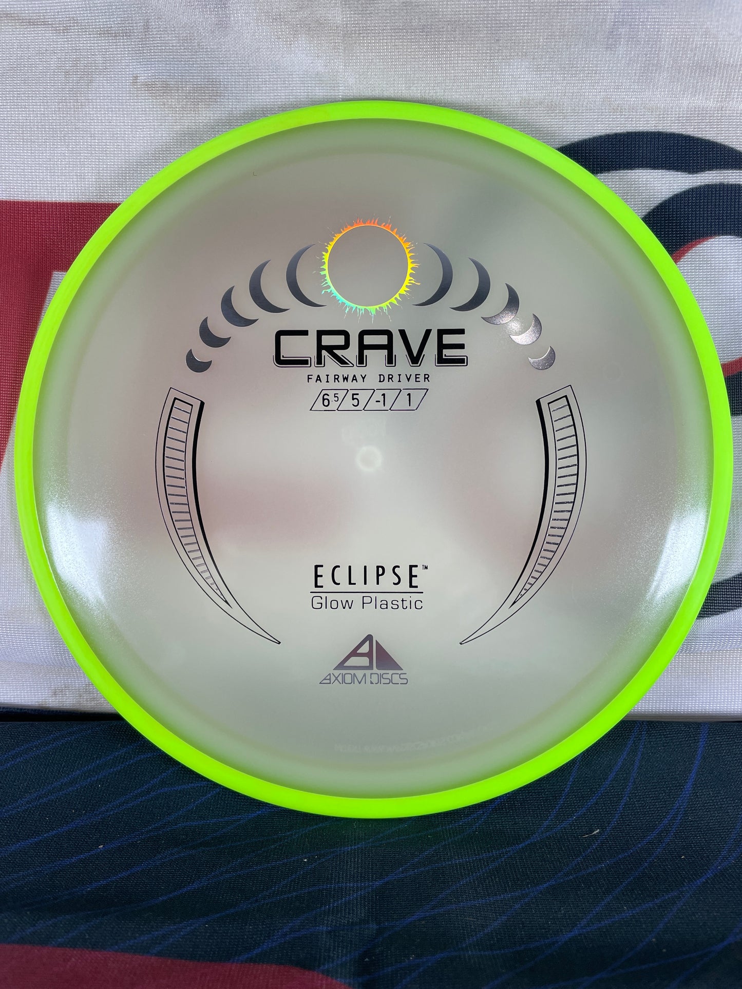 Axiom Crave Eclipse Yellow 166g Glow Fairway Driver