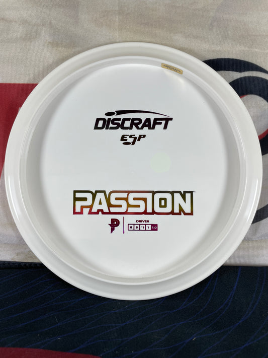 Discraft Passion ESP White 171g Bottom Stamp Fairway Driver