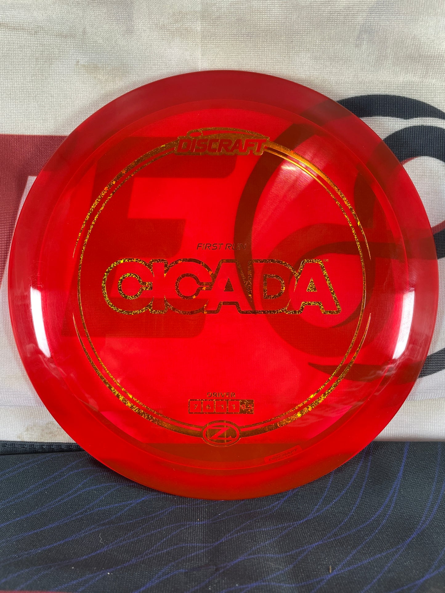 Discraft Cicada Z Line Red 166g First Run Fairway Driver