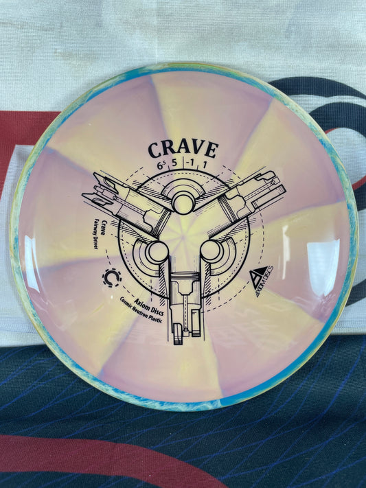 Axiom Crave Cosmic Neutron Orange 171g Fairway Driver