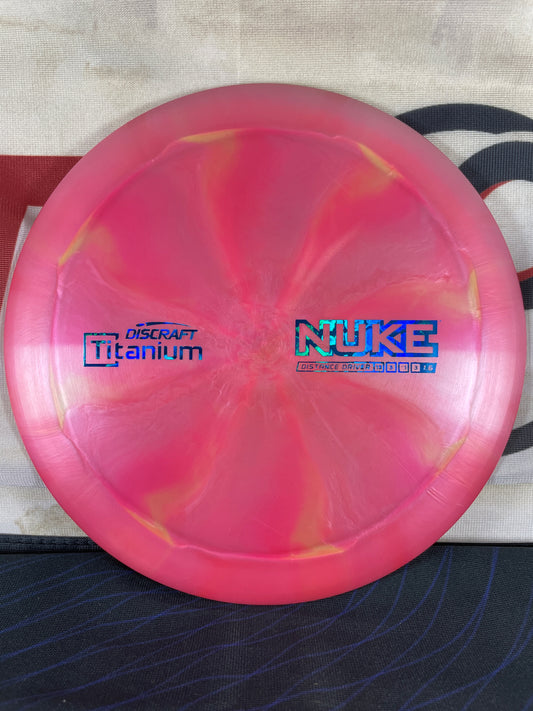 Discraft Nuke Titanium Pink 174g Distance Driver