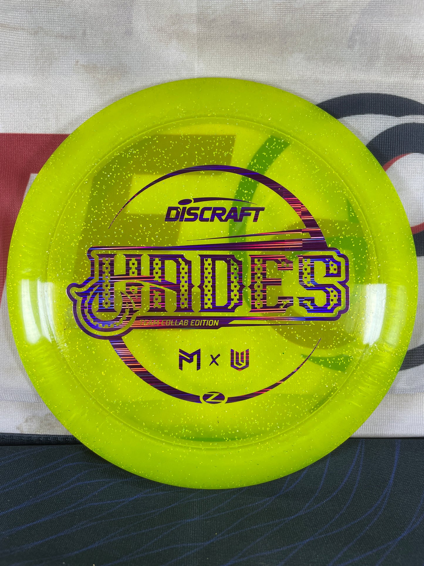 Discraft Hades Z Sparkle Yellow 174g Collab Edition Distance Driver