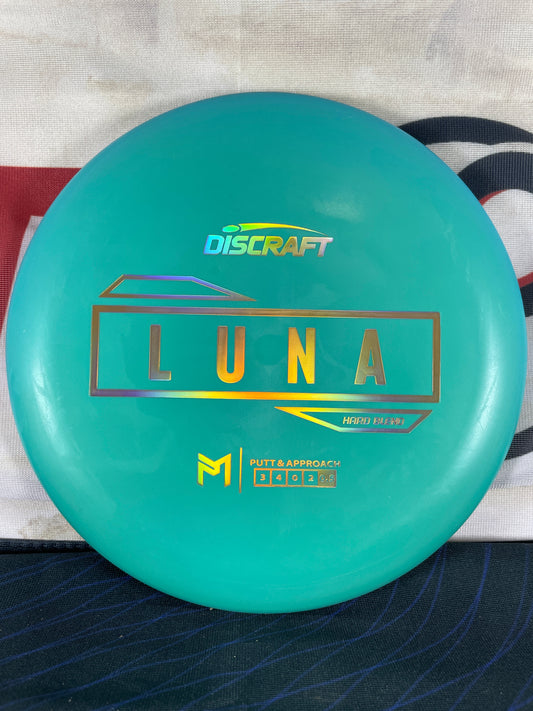 Discraft Luna McBeth Putter Line Hard Teal 174g Putter