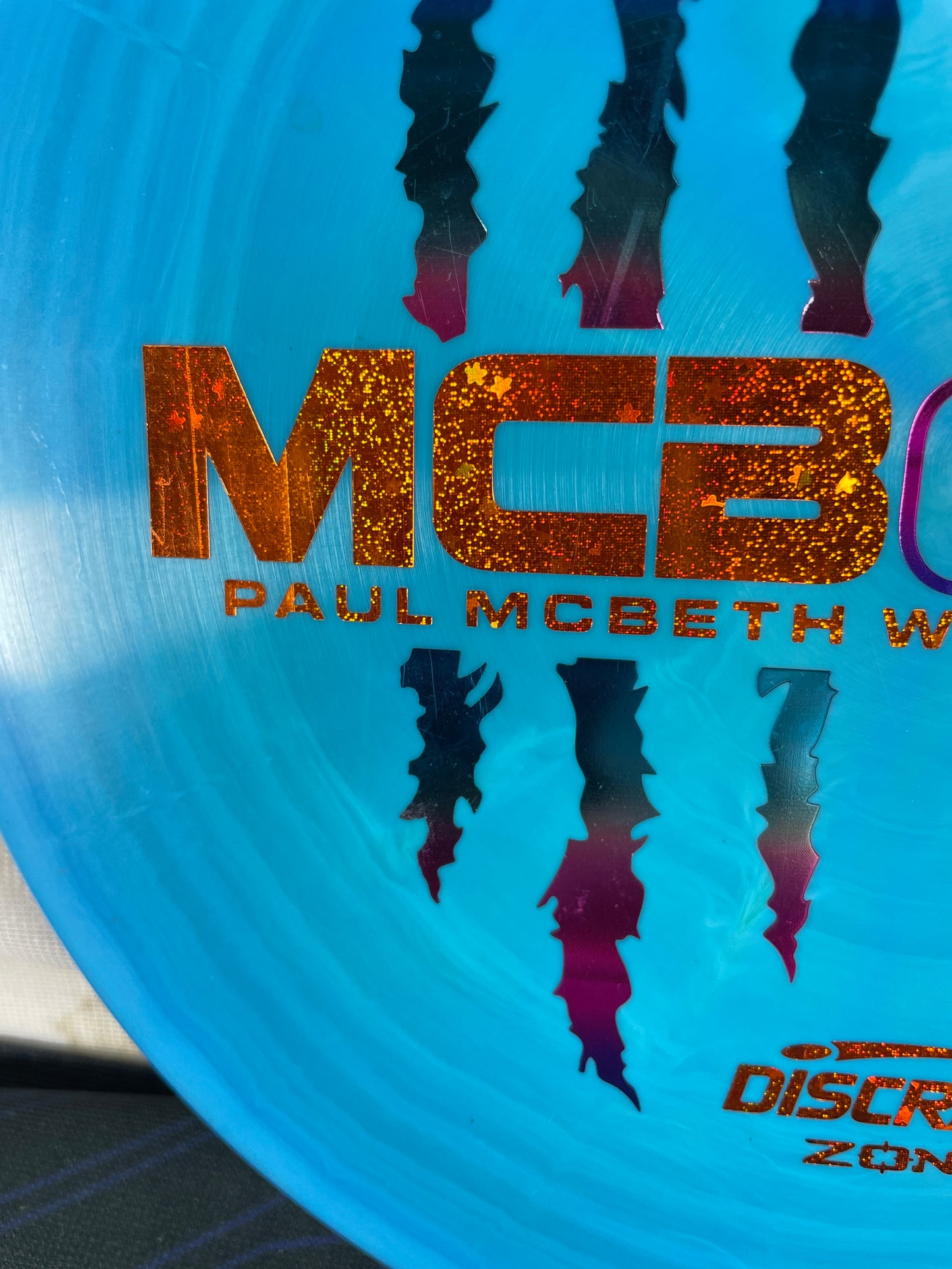 Discraft Zone McBeth ESP Blue 174g McB6xst Putter