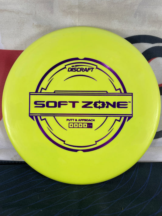 Discraft Zone Putter Line Soft Yellow 172g Putter