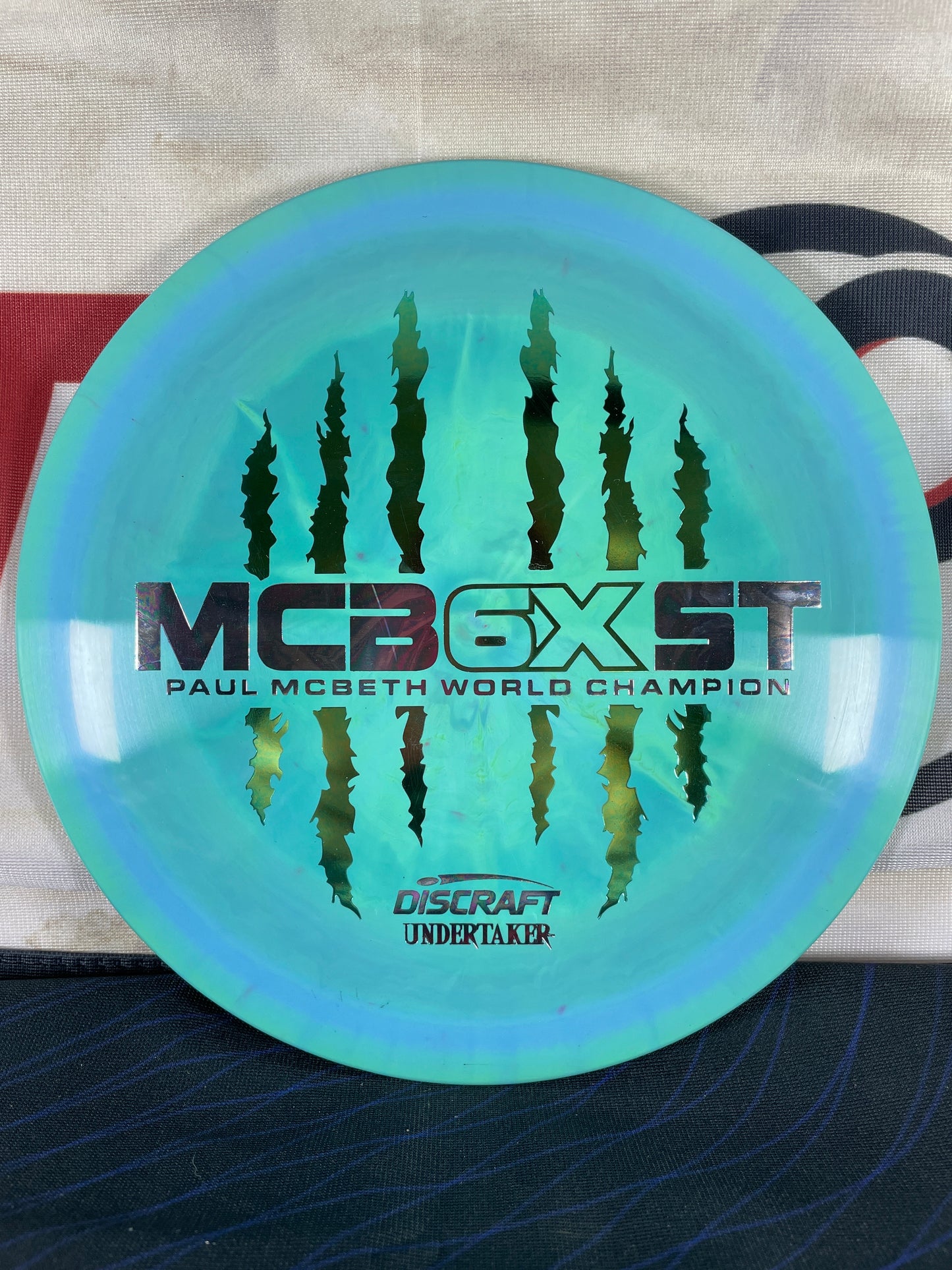 Discraft Undertaker McBeth ESP Teal 173g 6 Claw Distance Driver